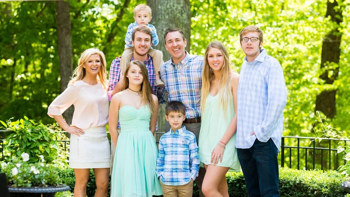 David and Mikel Blair with their family